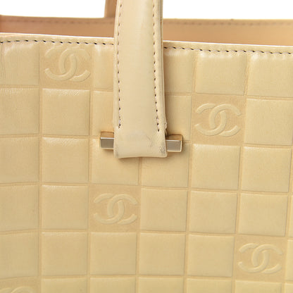 Chanel Lambskin Quilted Chocolate Bar Tote Beige 15 of 15