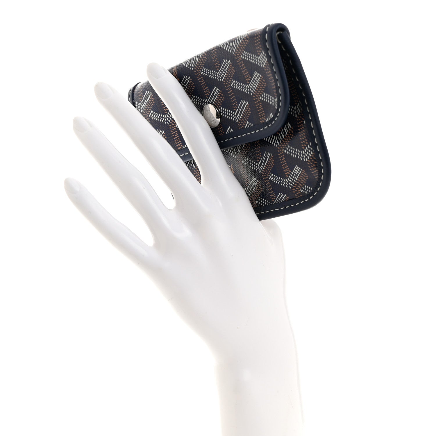 Goyard Goyardine Mini Anjou Pouch Navy 4 of 6