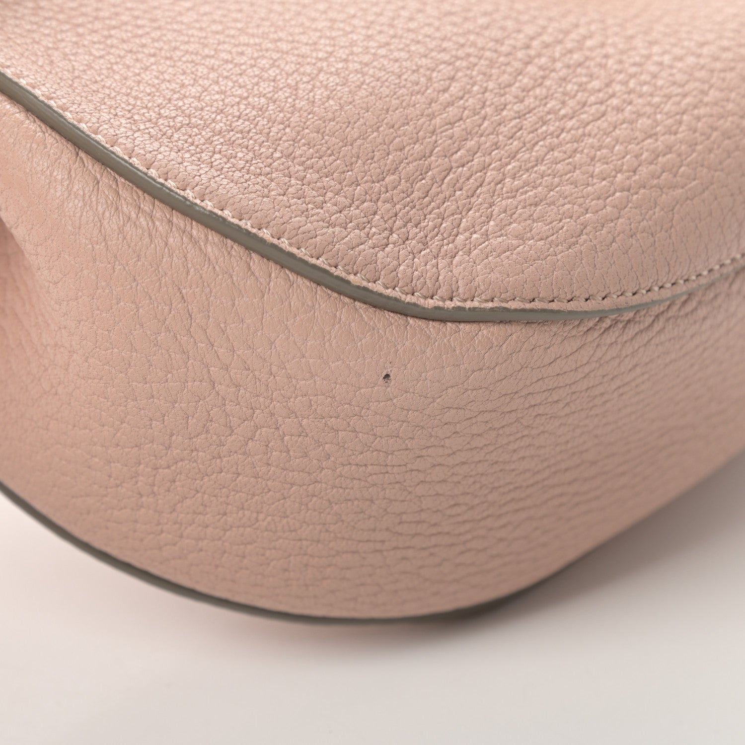 Chloe Grained Lambskin Drew Shoulder Bag Cement Pink 11 of 13