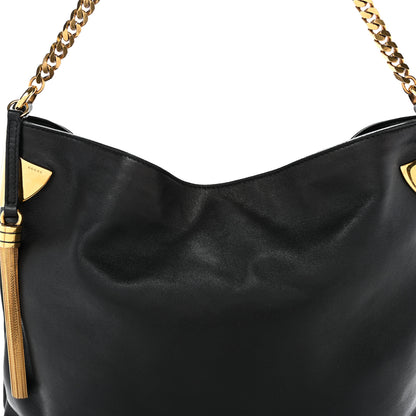 Gucci Lambskin Large 1970 Shoulder Bag Black 8 of 10