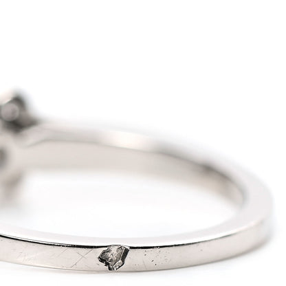 Cartier Platinum Diamond .28ct Ballerine Solitaire Engagement Ring 48 4.5 7 of 7