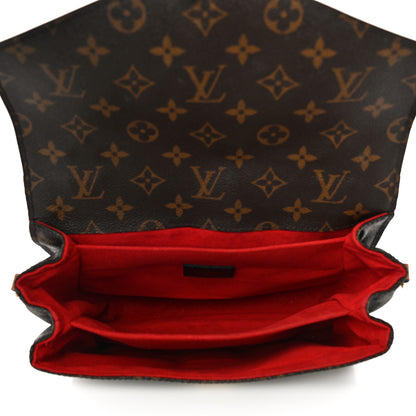 Louis Vuitton Monogram Braided Pochette Metis Coquelicot 5 of 15