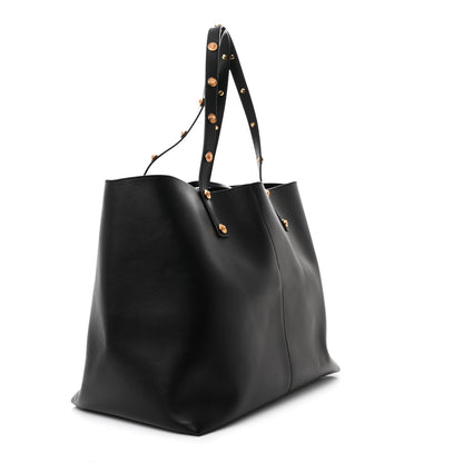 Versace Calfskin Palazzo Tote Black 4 of 13