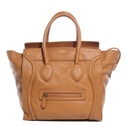 Celine Pebbled Calfskin Mini Luggage Camel 1 of 9