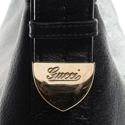 Gucci Leather Guccissima Medium Signoria Hobo Black 4 of 9