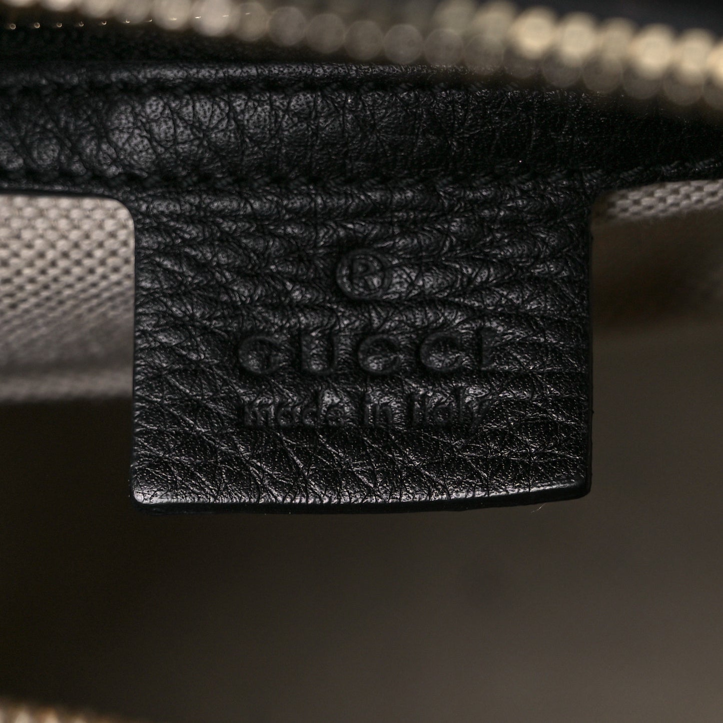 Calfskin Vintage Web Medium Boston Black