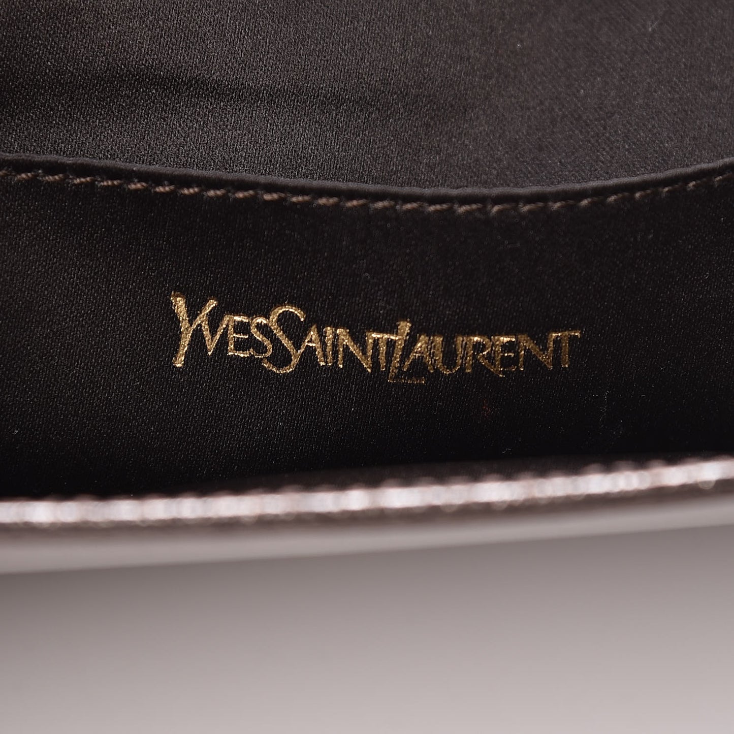 Metallic Calfskin Monogram Large Belle De Jour Clutch Gold