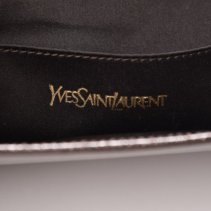 Saint Laurent Metallic Calfskin Monogram Large Belle De Jour Clutch Gold 6 of 11