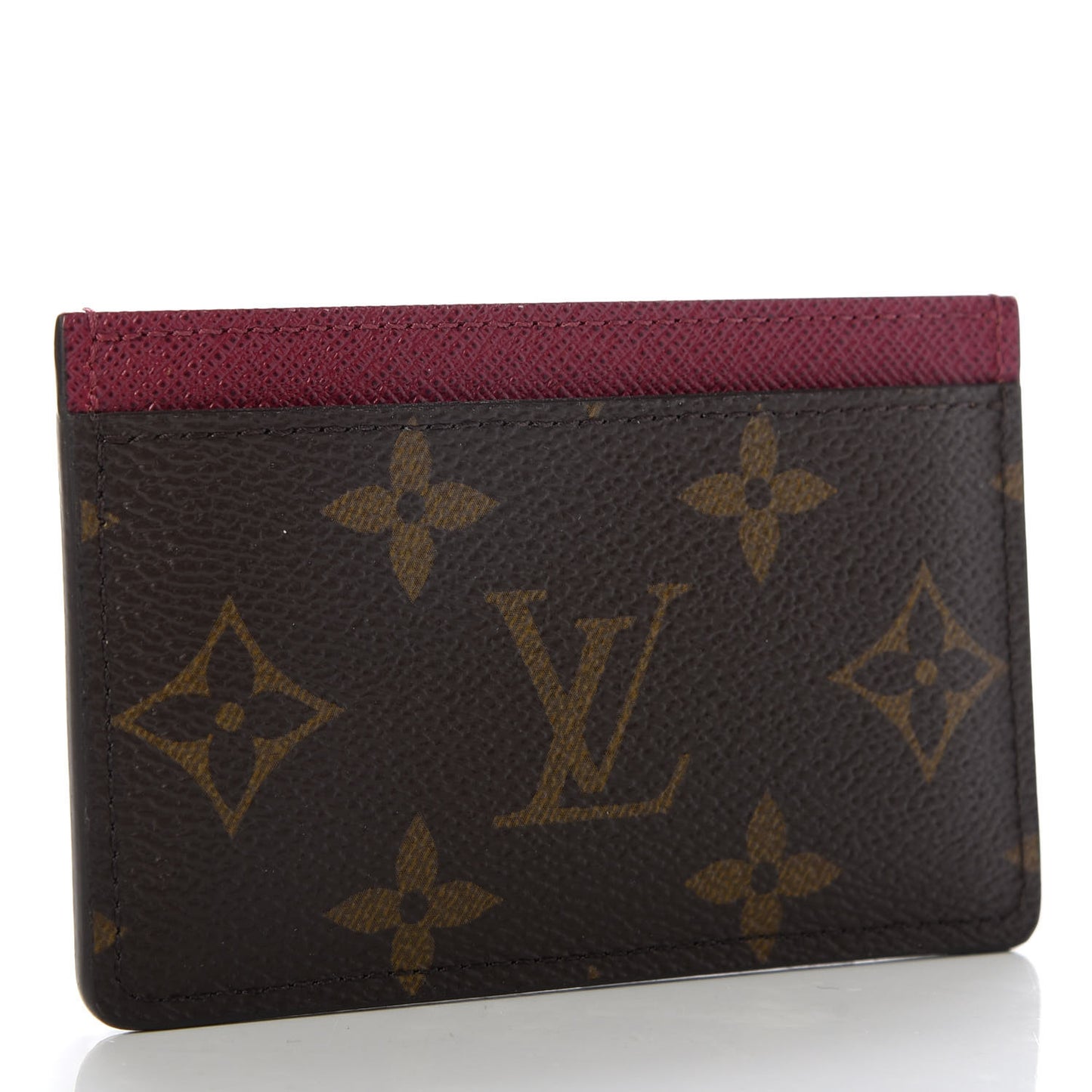 Monogram Card Holder Fuchsia