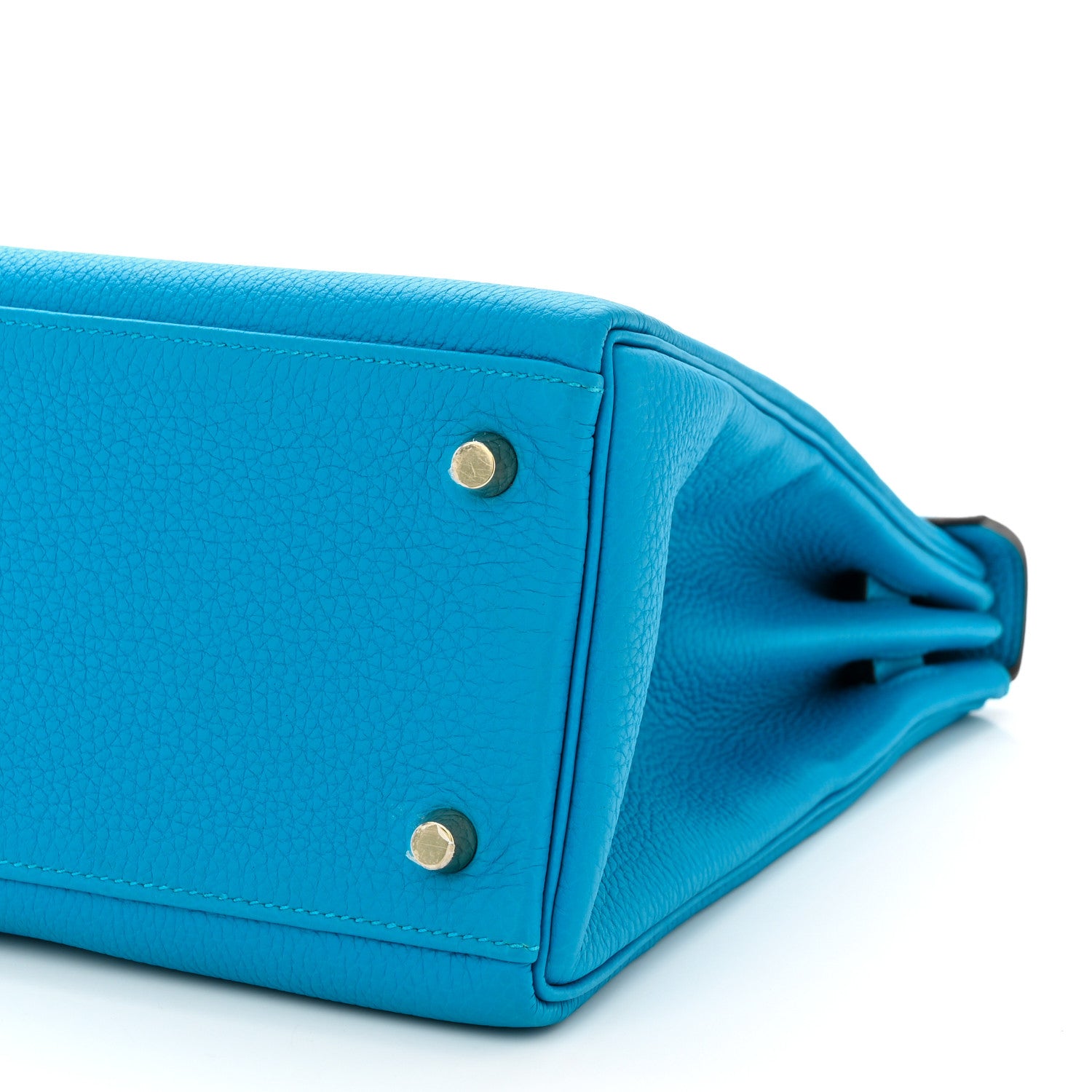 Hermes Togo Kelly Retourne 32 Bleu Zanzibar 9 of 11