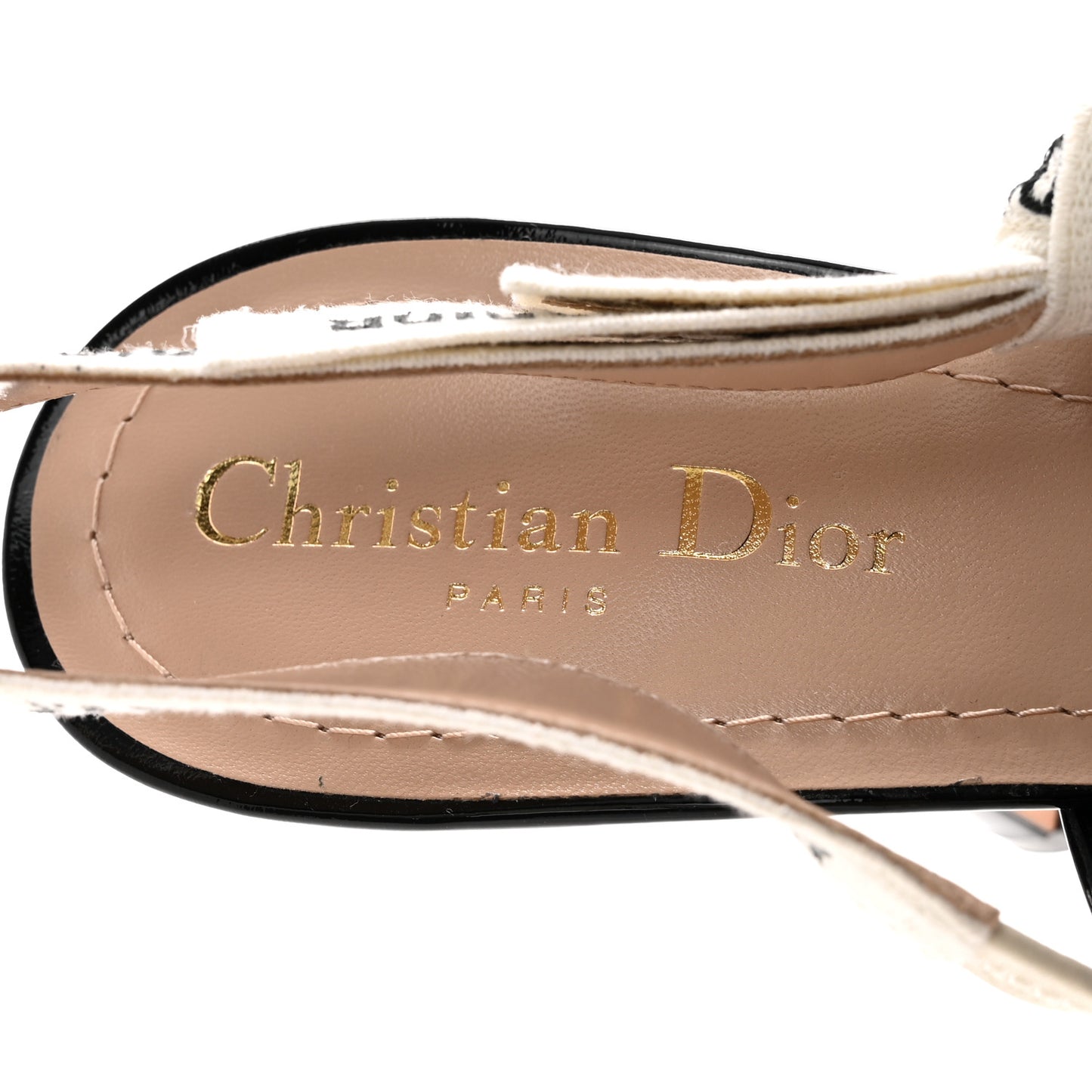 Patent Ribbon J'Adior Slingback 100mm Pumps 40.5 Black