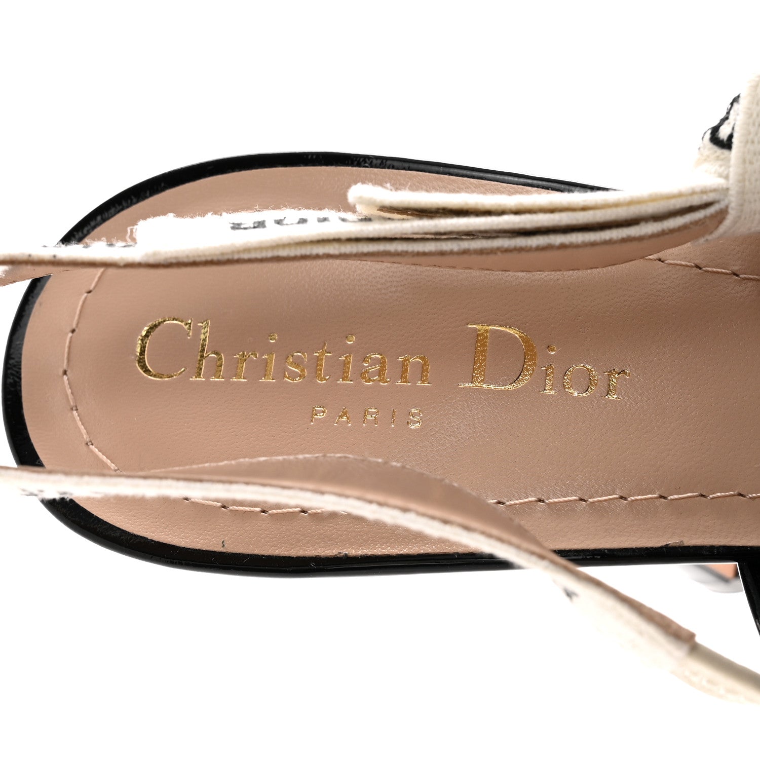 Christian Dior Patent Ribbon J'Adior Slingback 100mm Pumps 40.5 Black 7 of 9