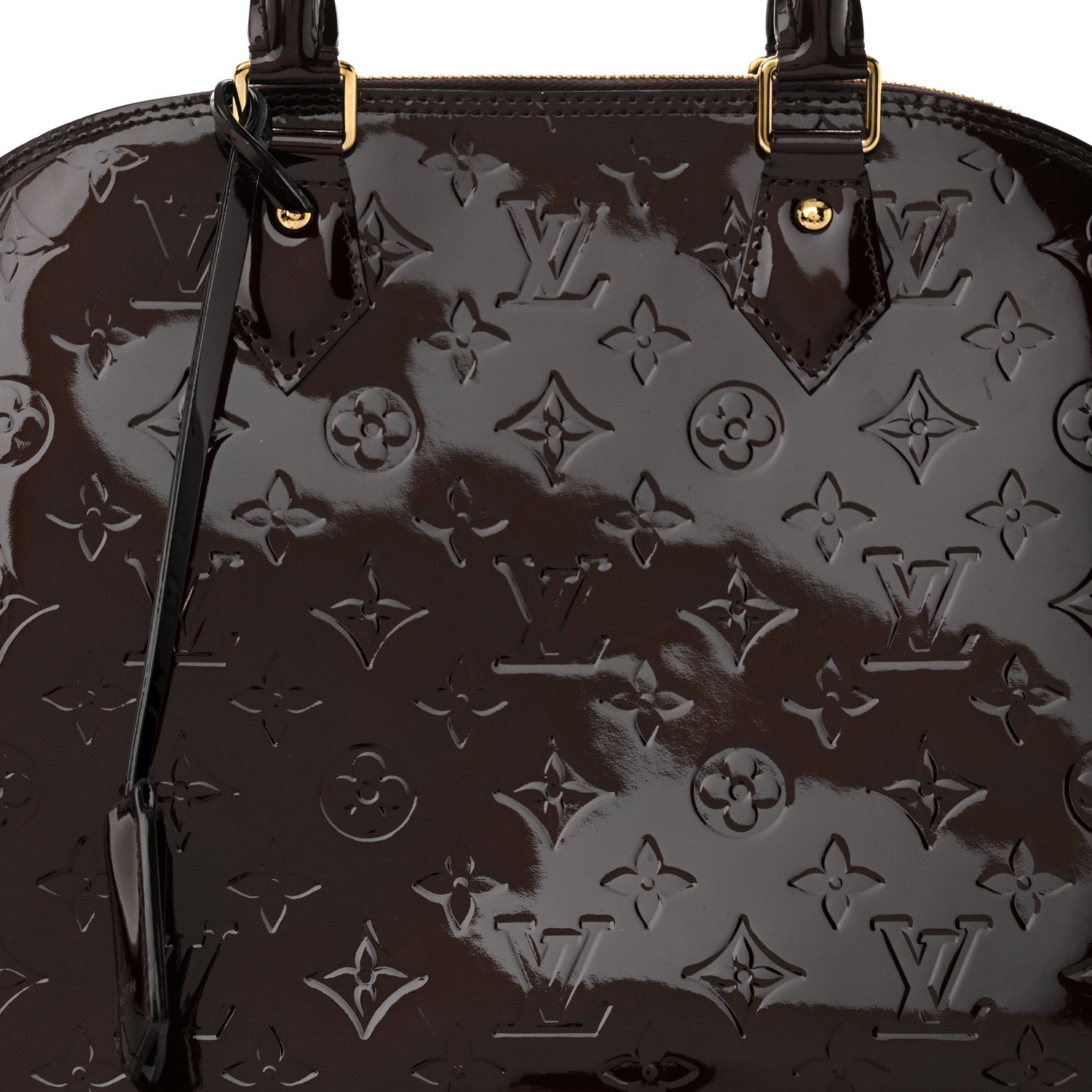 Louis Vuitton Vernis Alma MM Amarante 9 of 12