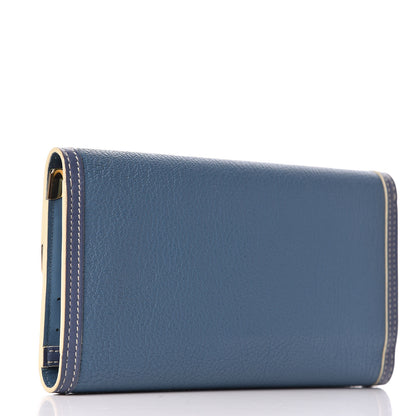 Louis Vuitton Suhali Porte Tresor International Wallet Blue 3 of 6