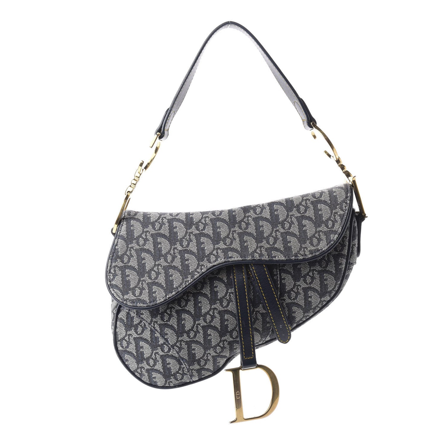 Monogram Saddle Bag Black