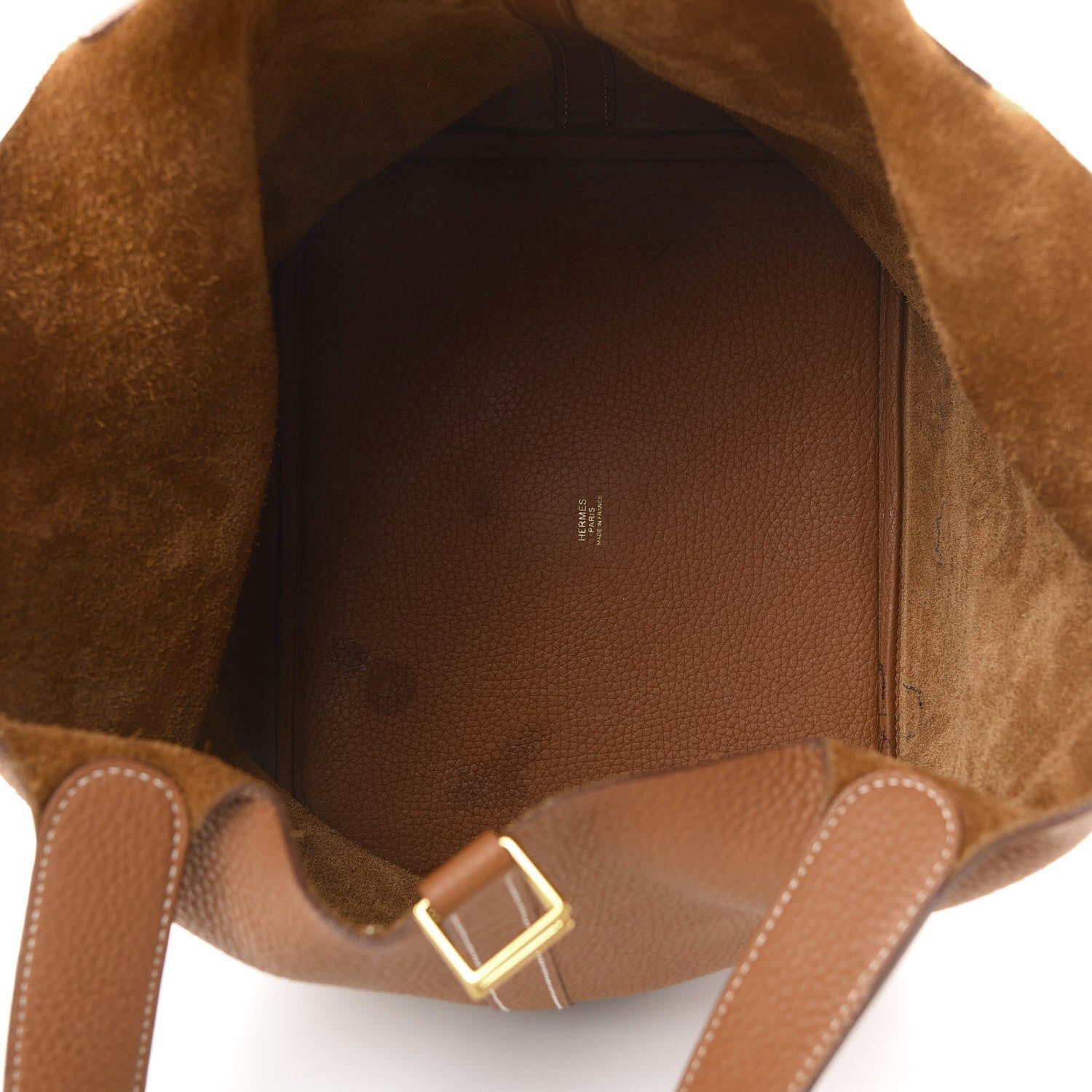Hermes Taurillon Clemence Picotin Lock 26 GM Gold 5 of 16