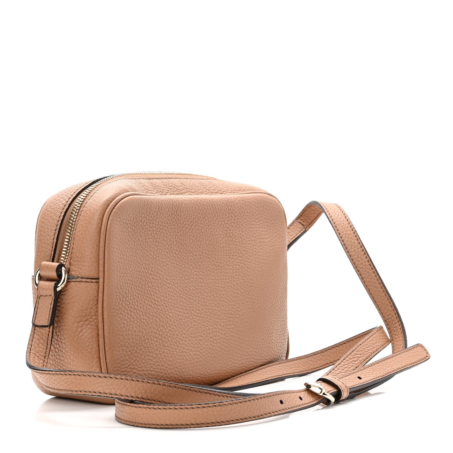 Gucci Pebbled Calfskin Small Soho Disco Bag Camelia 3 of 10