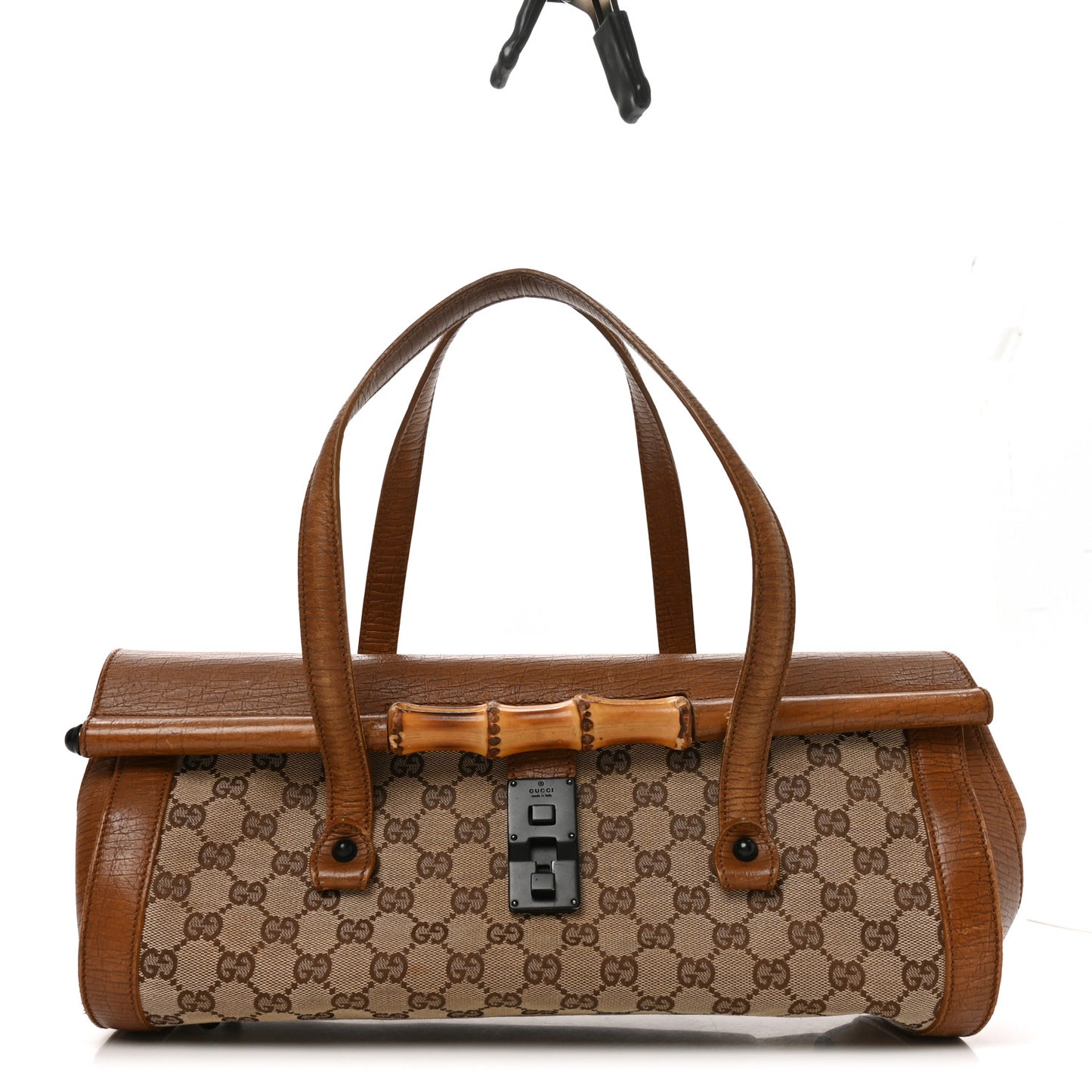 Monogram Bamboo Bullet Handbag Brown