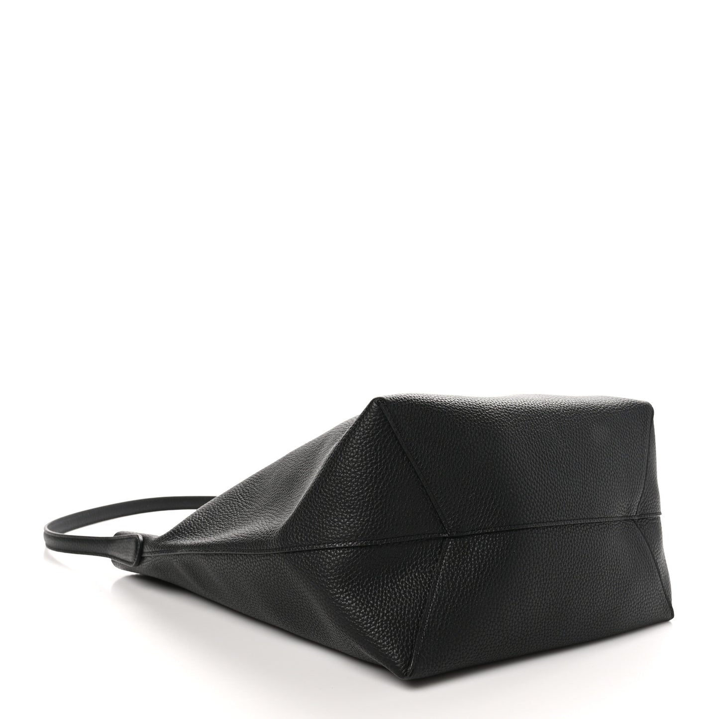 Pebbled Calfskin Everyday Cabas Black
