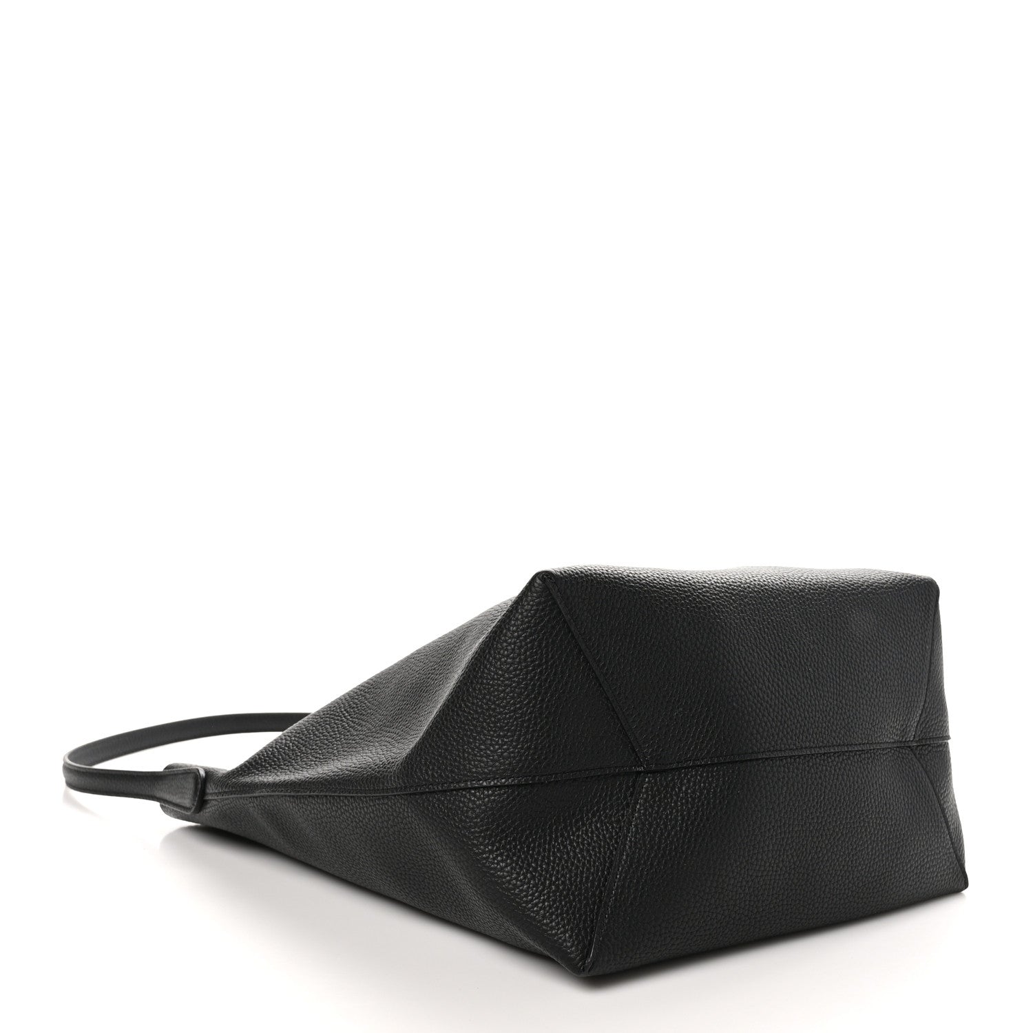 Mansur Gavriel Pebbled Calfskin Everyday Cabas Black 4 of 9