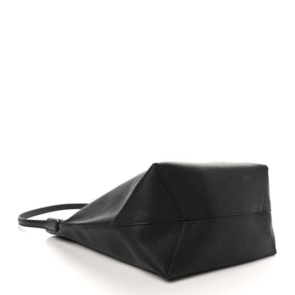 Mansur Gavriel Pebbled Calfskin Everyday Cabas Black 4 of 9