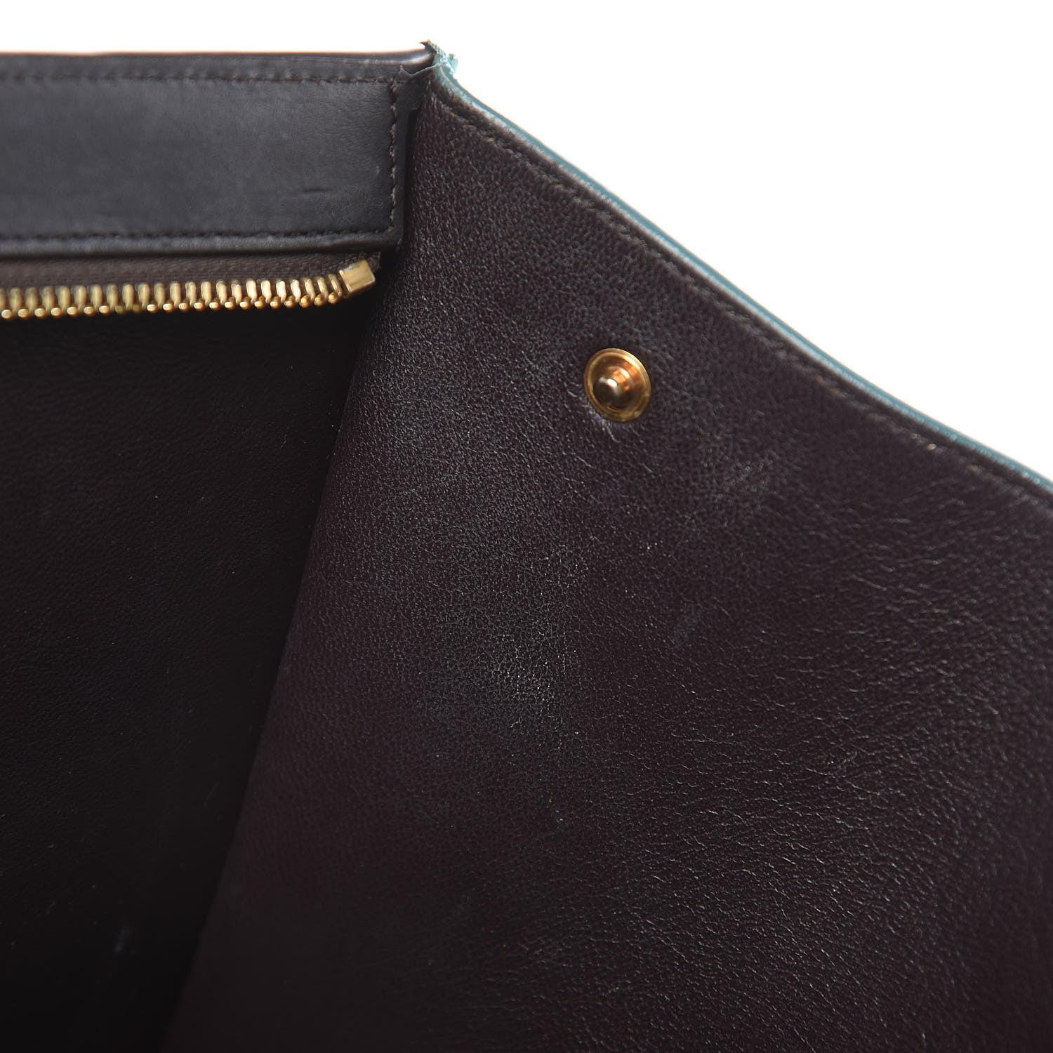 Celine Smooth Calfskin Nubuck Small Tri-Color Trapeze Taupe 15 of 15