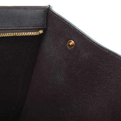 Celine Smooth Calfskin Nubuck Small Tri-Color Trapeze Taupe 15 of 15