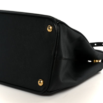 Prada Saffiano Medium Galleria Double Zip Tote Black 11 of 11