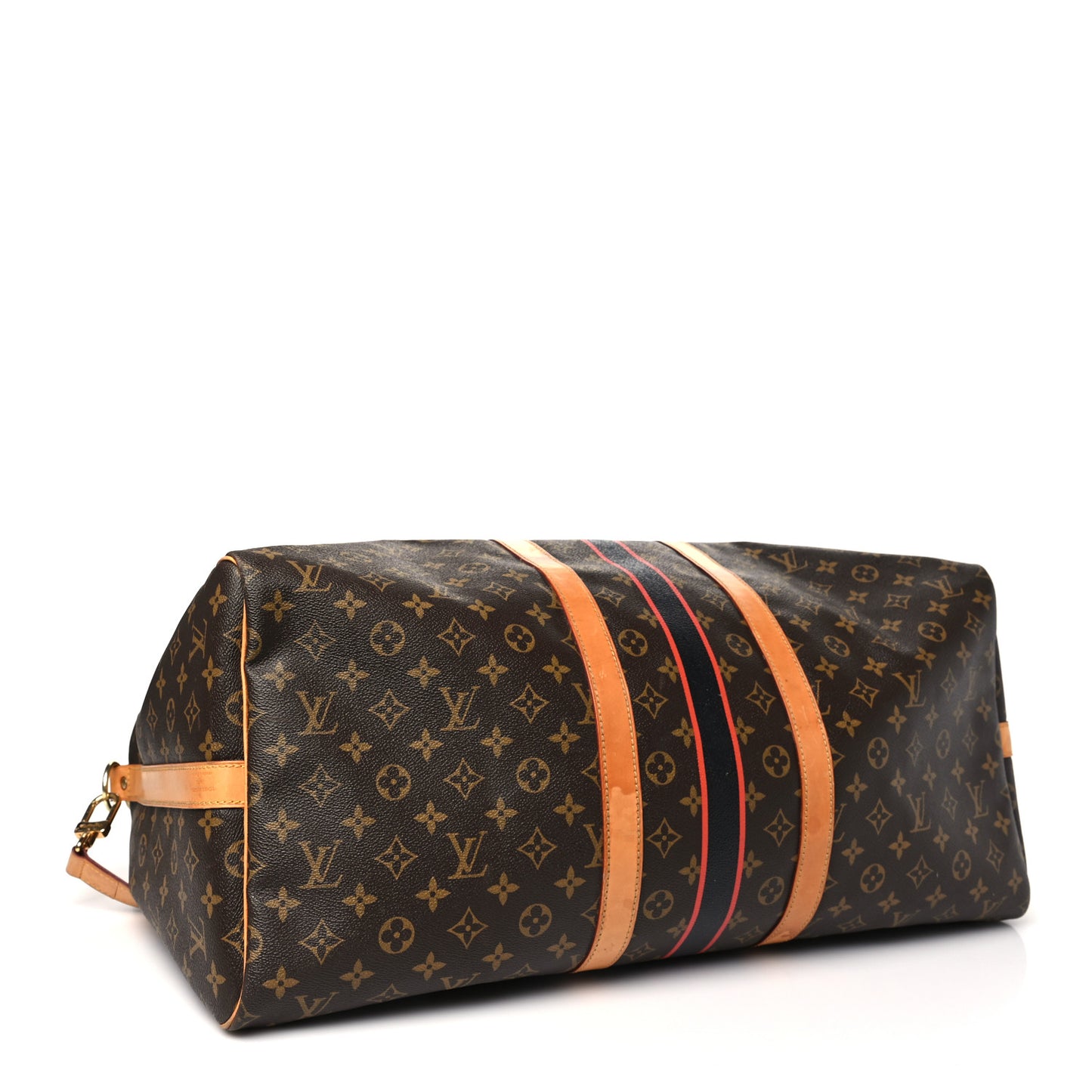 Monogram My LV Heritage Keepall Bandouliere 55 Rouge Black