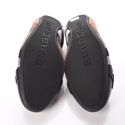 Burberry Heritage House Check Shipley Elastic Ballerina Flats 40.5 Black 7 of 11