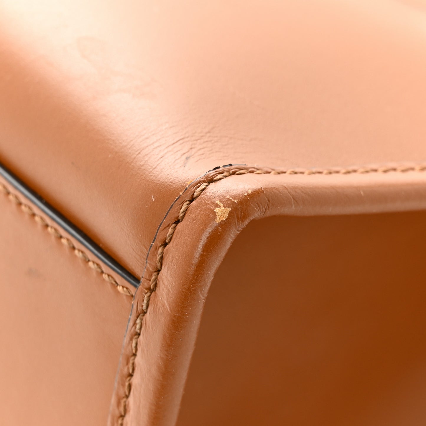 Vitello King Plexiglass Medium Fendi Sunshine Shopper Tote Cuoio