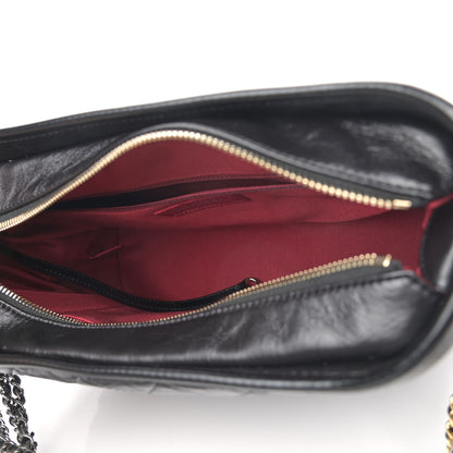 Chanel Aged Calfskin Quilted Medium Gabrielle Hobo Black 5 of 10