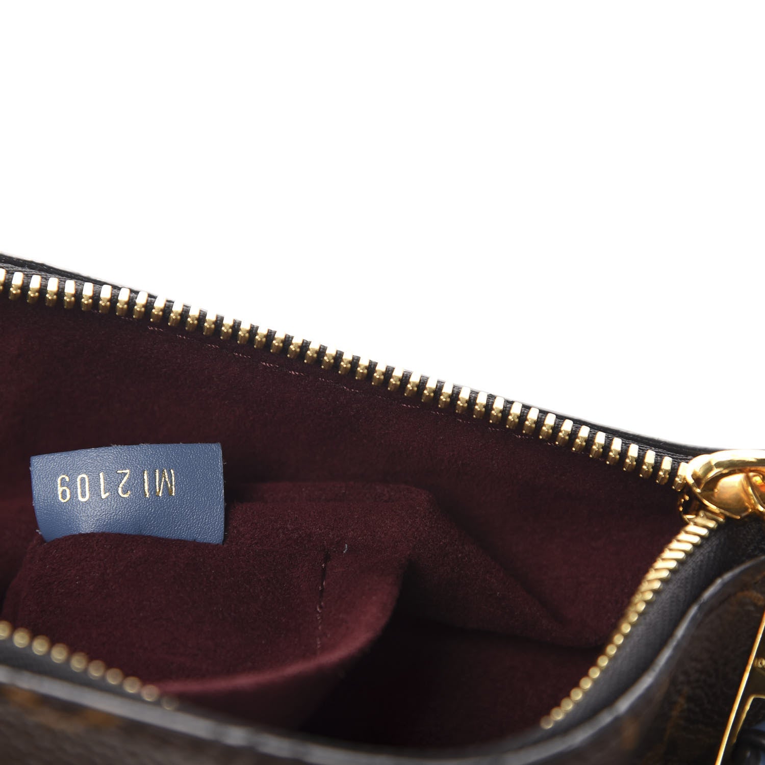 Louis Vuitton Monogram Beaubourg Hobo Mini Bordeaux Red Peach Safran Blue Jean Blue 9 of 11