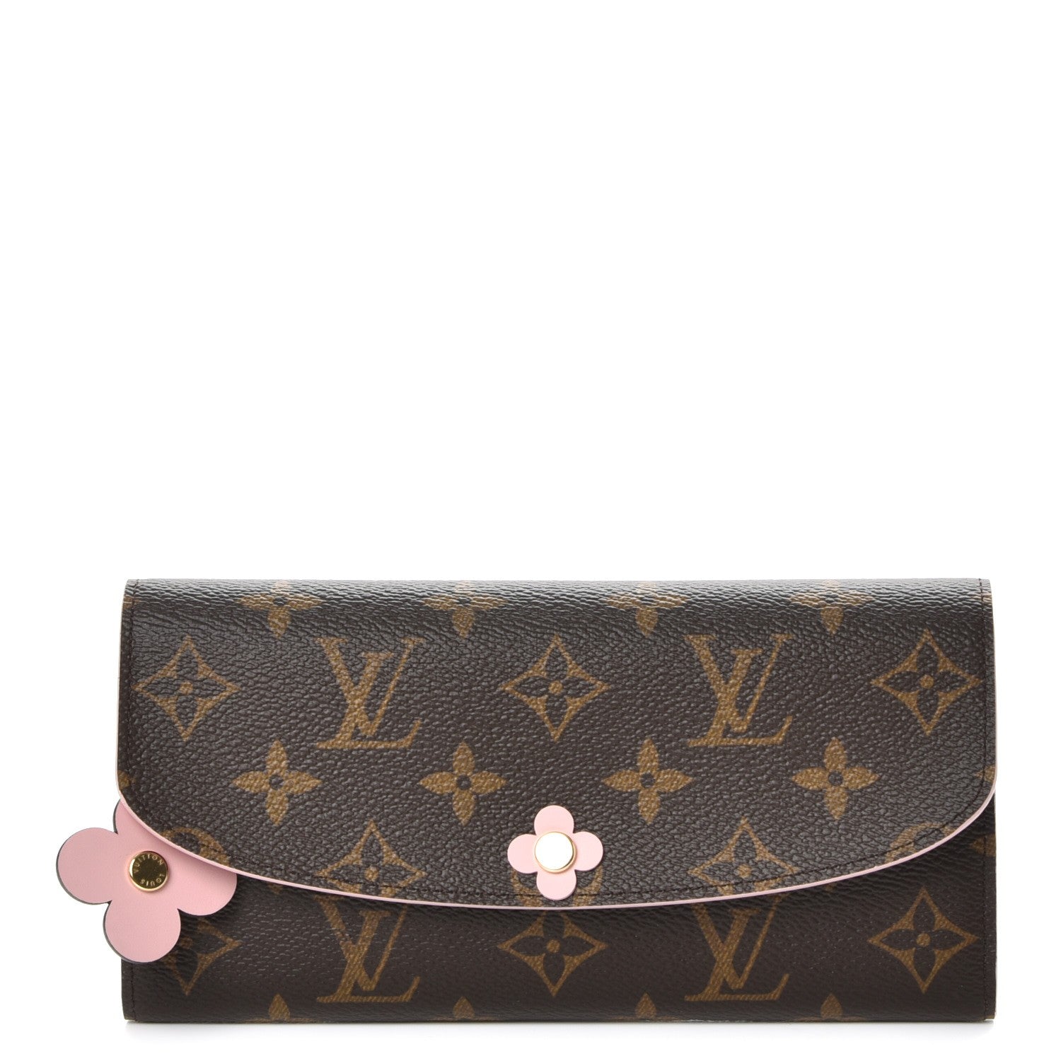Louis Vuitton Monogram Bloom Flower Emilie Wallet 1 of 8