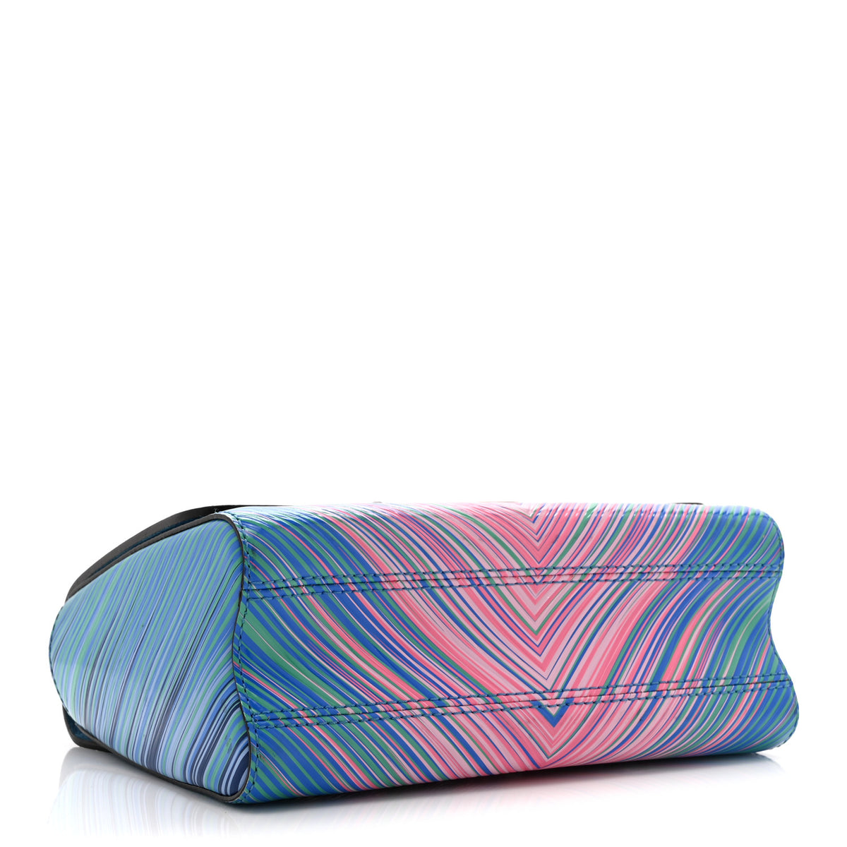 Louis Vuitton Epi Tropical Twist Shoulder Bag MM Blue Rose 5 of 11