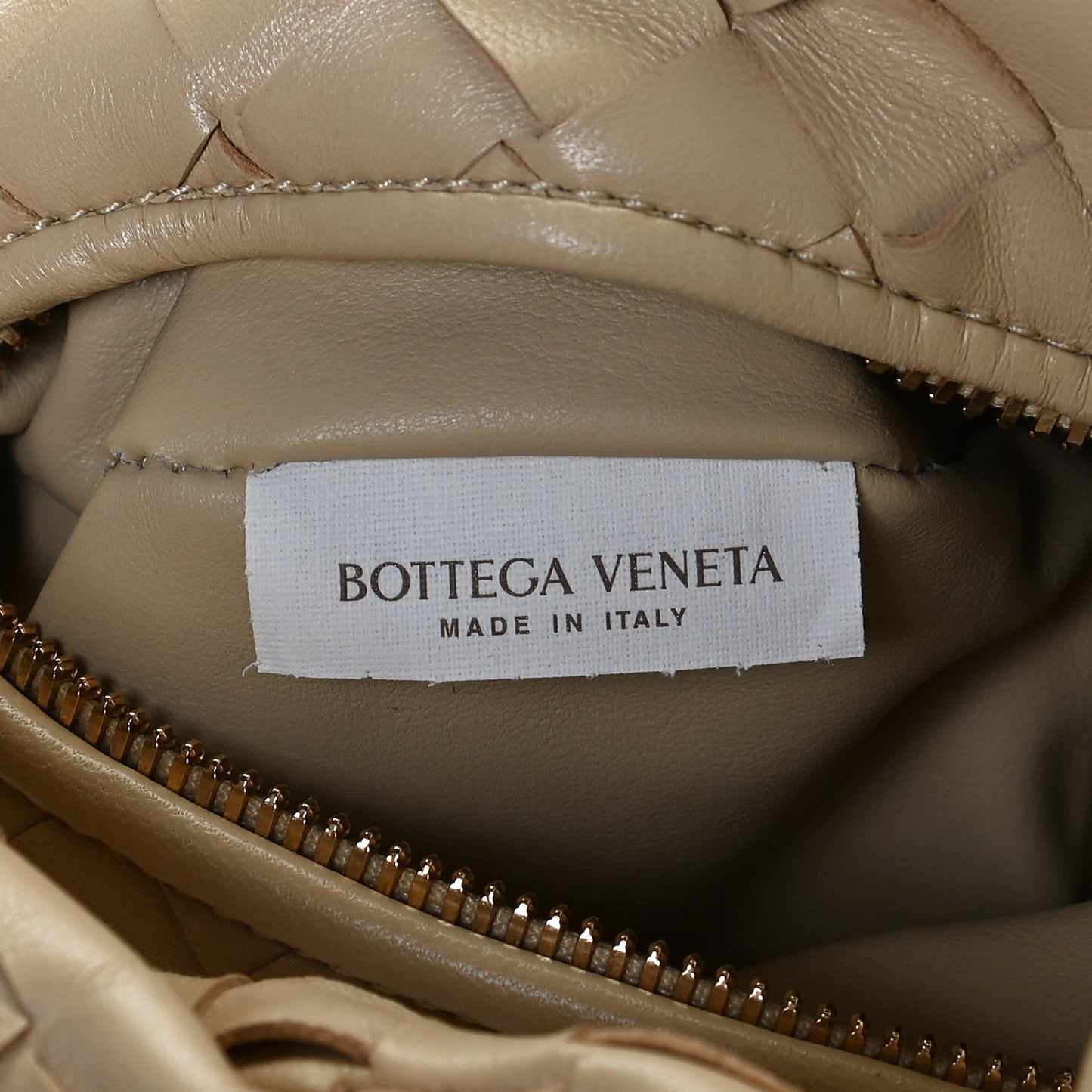 Nappa Intrecciato Mini Jodie Porridge