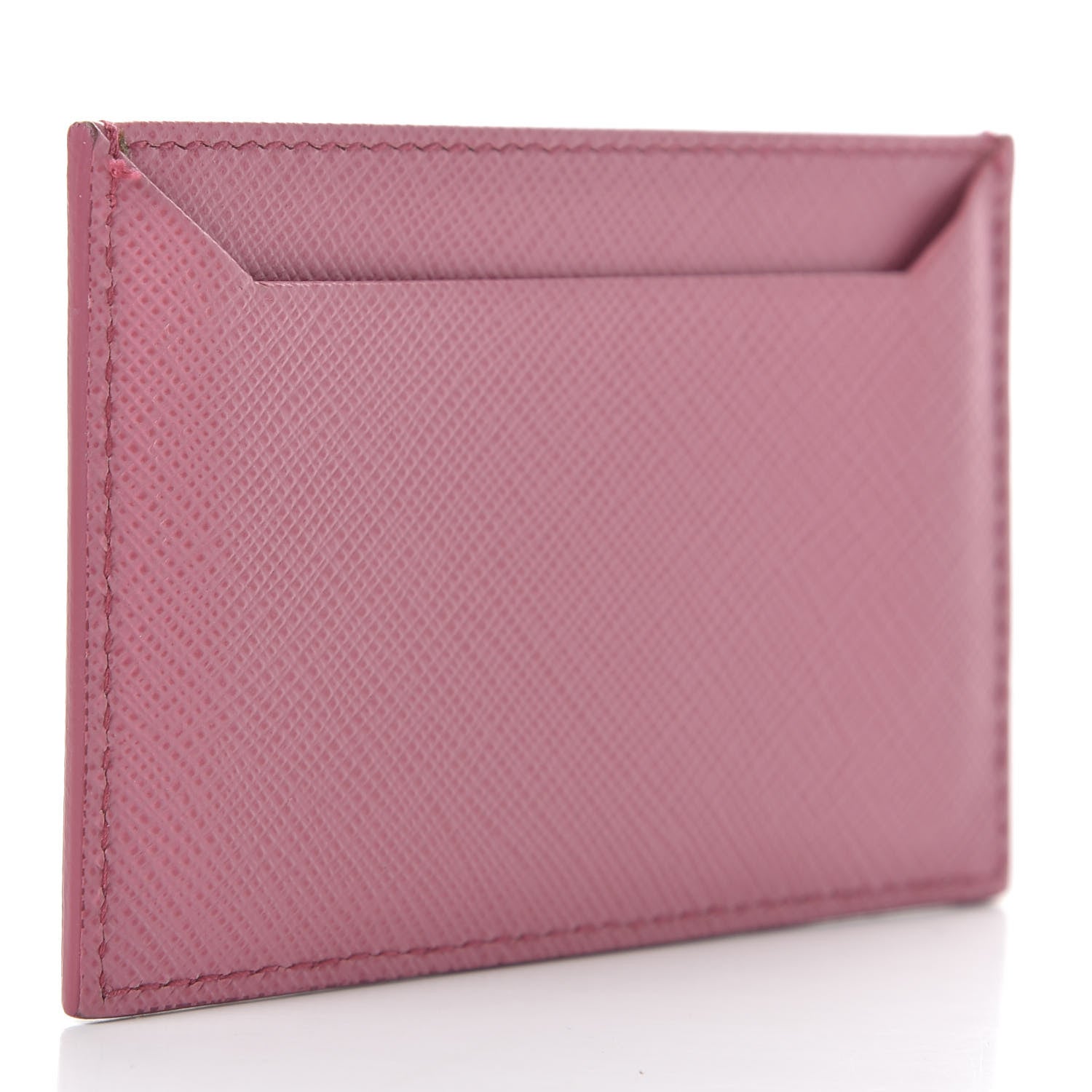 Prada Saffiano Greche Card Holder Peonia Turchese White 8 of 9
