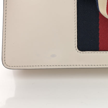 Gucci Calfskin Small Sylvie Shoulder Bag Off White 18 of 20