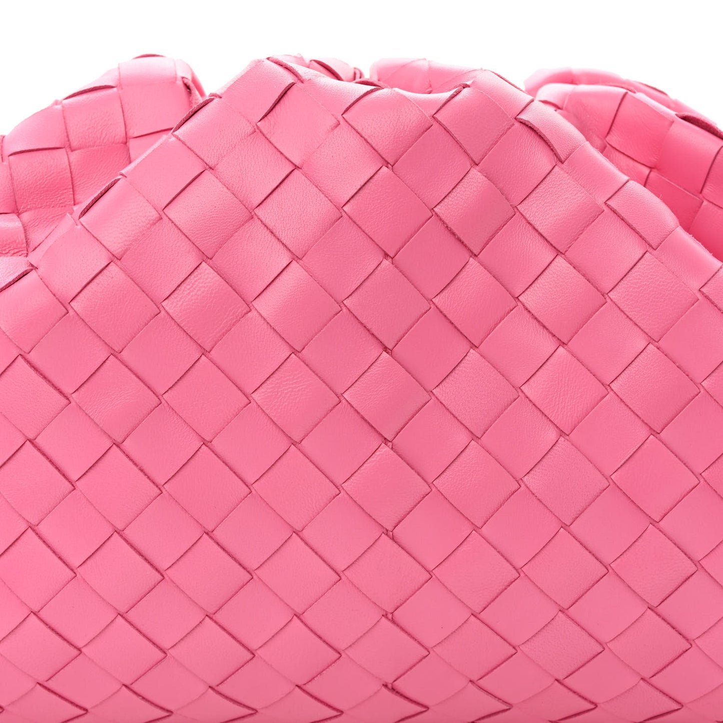 Nappa Maxi Intrecciato The Pouch Oversized Clutch Pink