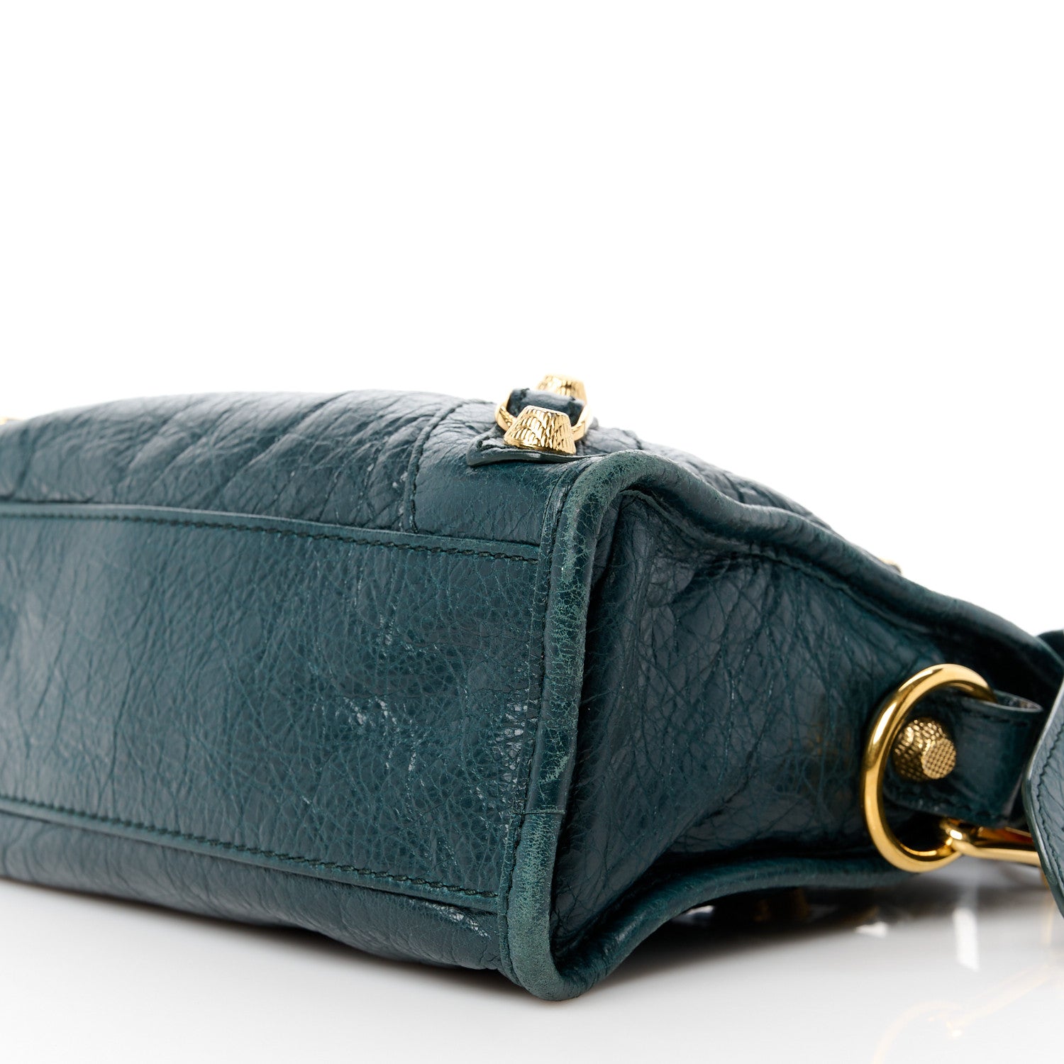 Balenciaga Agneau Giant 12 Gold Hardware Mini City Vert Pinede 11 of 13