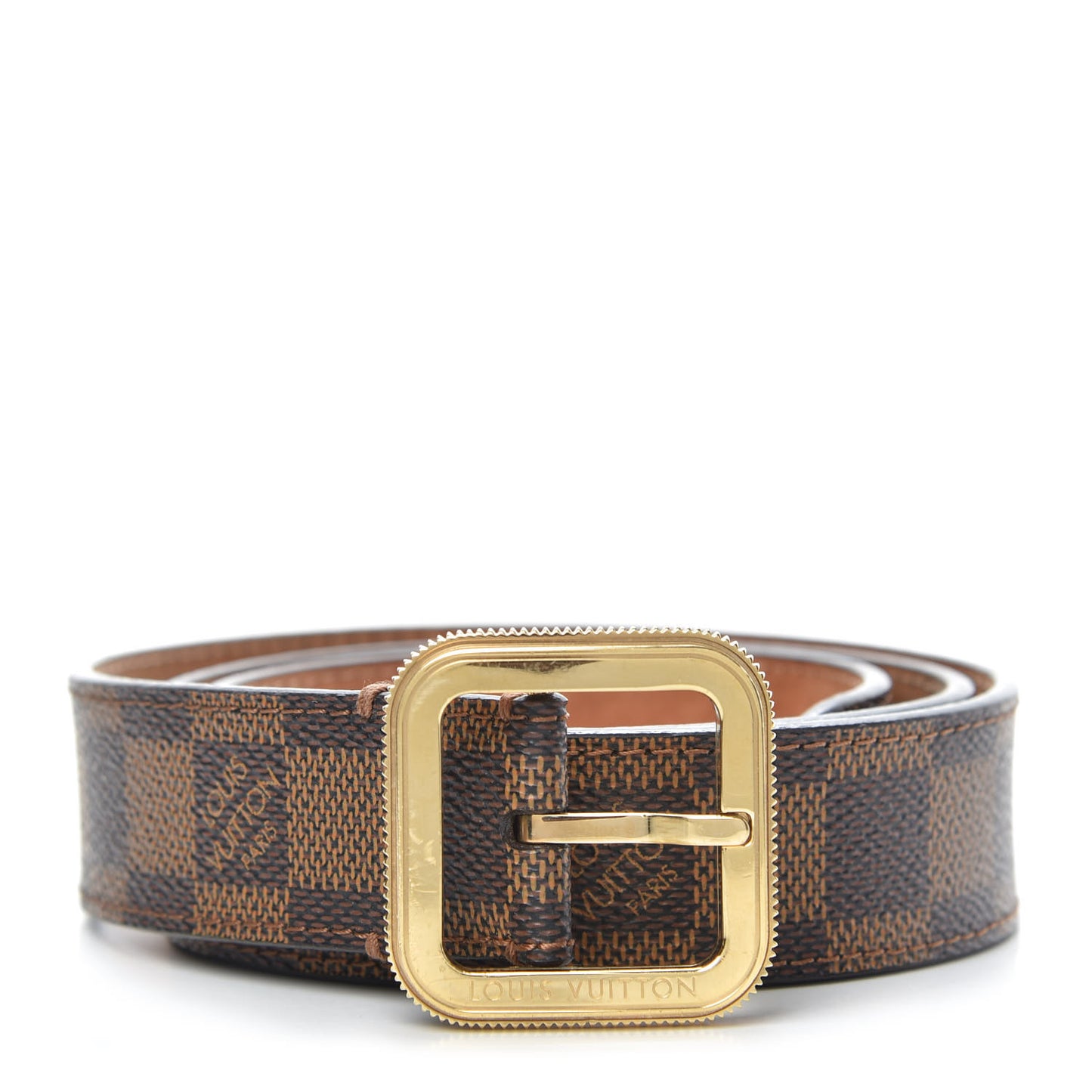 Damier Ebene Tresor Belt 80 32