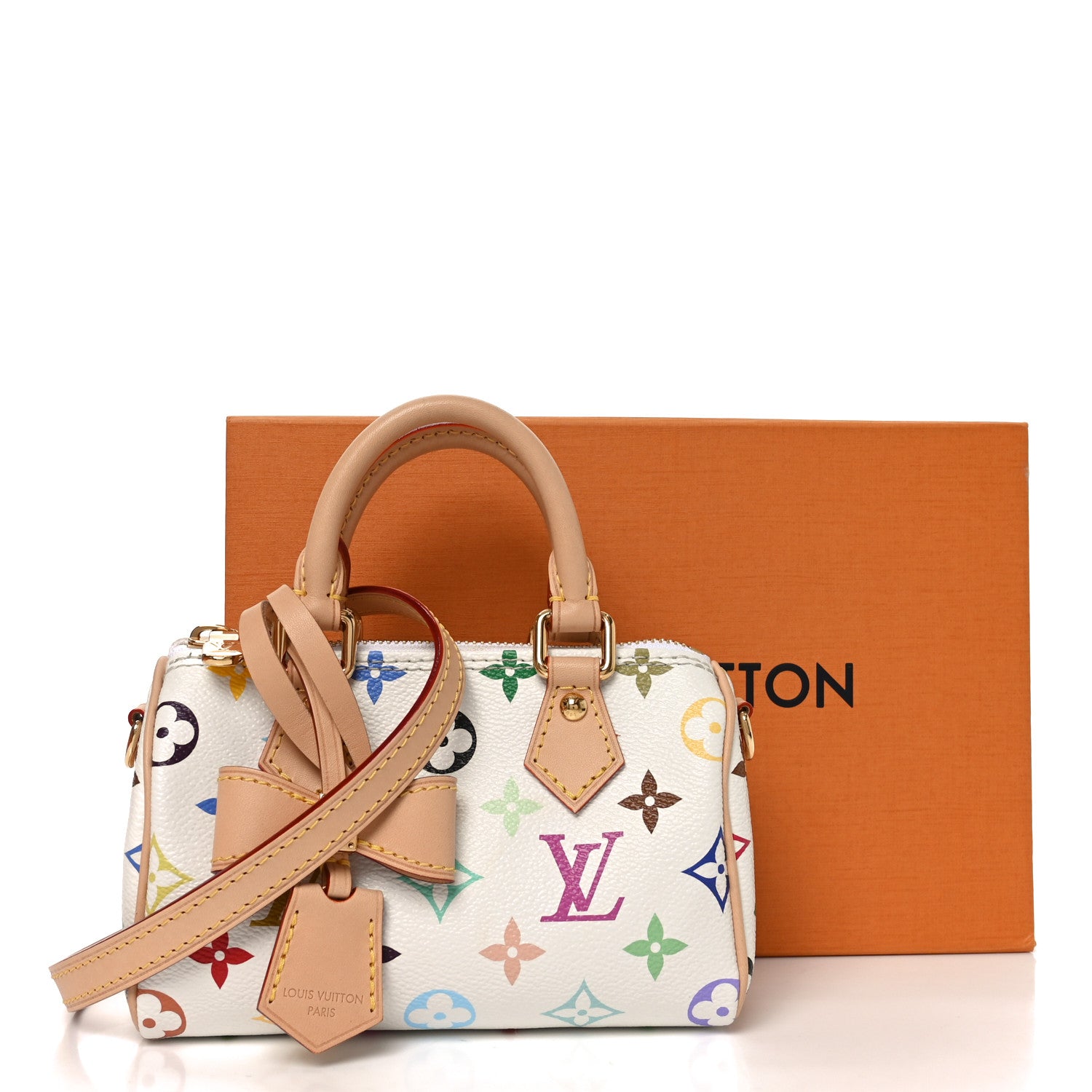 Louis Vuitton LV X TM Monogram Multicolor Nano Speedy White 10 of 10