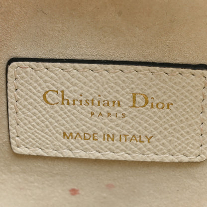Christian Dior Grained Calfskin Mini Saddle Bag White 6 of 13