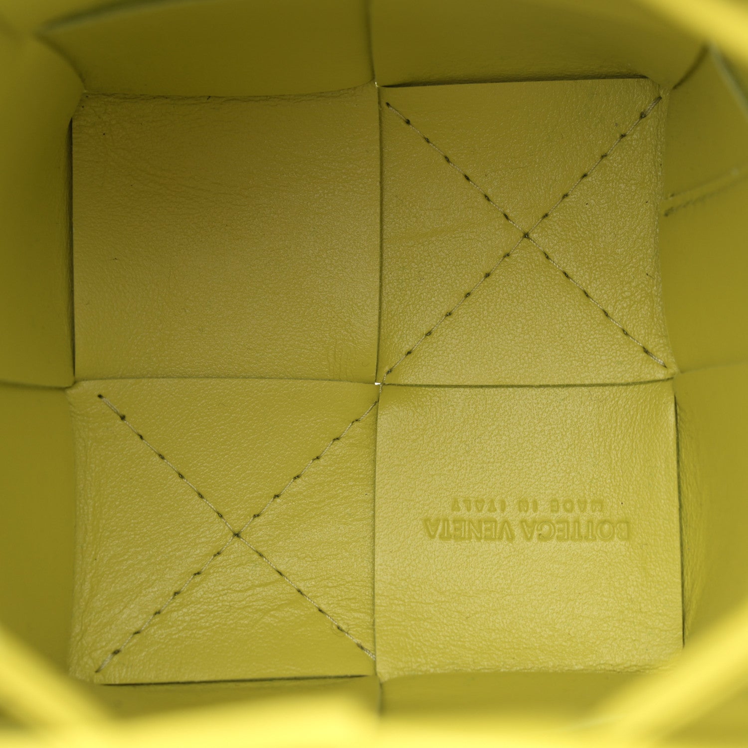 Bottega Veneta Nappa Maxi Intrecciato Mini Cassette Bucket Bag Kiwi 5 of 9