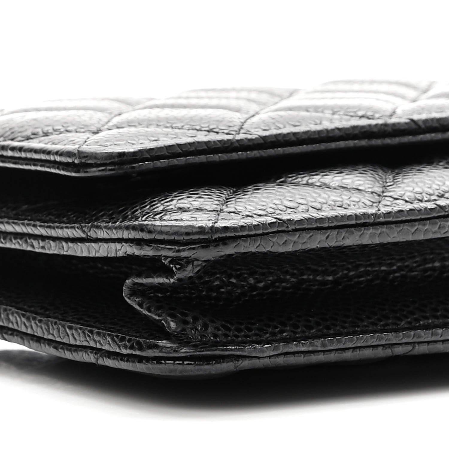 Chanel Caviar Quilted Wallet On Chain WOC Black 10 of 12