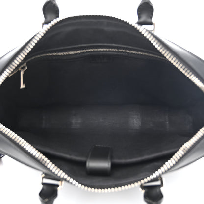Gucci GG Supreme Monogram Appia Calfskin Web Briefcase Black 5 of 9