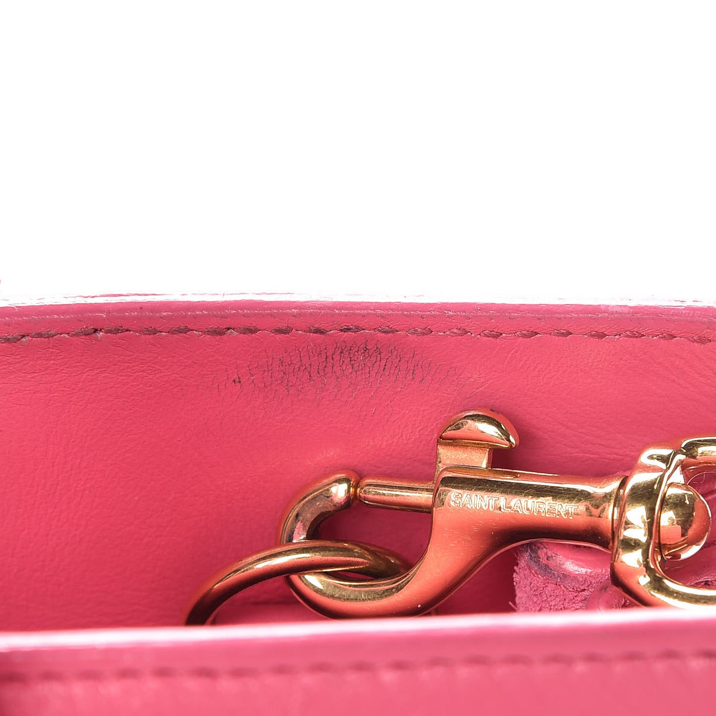 Calfskin Nano Sac De Jour Lipstick Fuchsia
