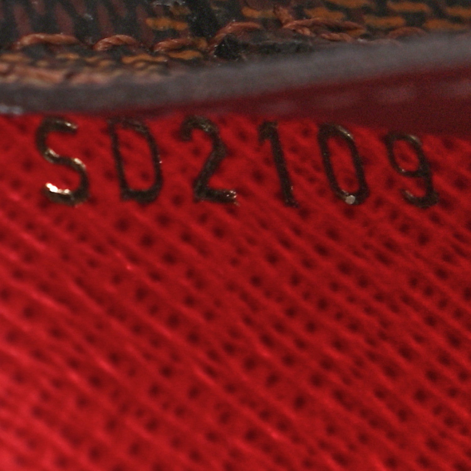 Louis Vuitton Damier Ebene Josephine Wallet Red 7 of 7