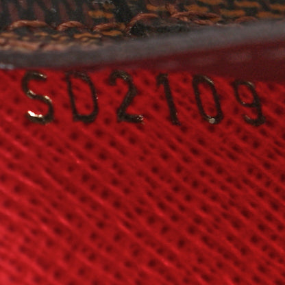 Louis Vuitton Damier Ebene Josephine Wallet Red 7 of 7