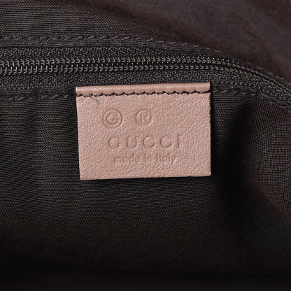 Gucci Guccissima Medium GG Charm Dome Satchel Winter Rose 6 of 8